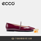 愛步（ECCO）芭蕾舞鞋女 25年新款時(shí)尚瑪麗珍方頭低跟淺口單鞋 舞悅234333 暗寶石紅23433361291 (牛皮革) 37