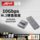 佳翼（JEYI）【固態(tài)硬盤底座】M.2固態(tài)硬盤底座NVME協(xié)議移動硬盤盒子讀卡器外置m2轉USB3 硬盤底座 智能寫保護 保護盒+硬盤底座套裝