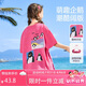 ASK JUNIOR純棉兒童短袖T恤2025夏中大童潮牌闊版半袖體恤女童 粉色  160 