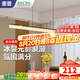 惠普現(xiàn)代簡約餐廳吊燈2025年新款創(chuàng)意高端一字長條餐桌吧臺吊燈 全光譜護眼光源-100CM-三色光