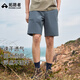 拓路者山貓戶(hù)外短褲男夏季跑步運動(dòng)透氣寬松徒步防潑水休閑直筒五分中褲