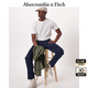 ABERCROMBIE & FITCH男裝春秋美式復(fù)古潮流寬松經(jīng)典直筒奇諾褲卡其褲KI130-2617 海軍藍(lán) 30 /32 (180/76A)