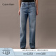 Calvin KleinJeans【復刻90系列】25春夏新款女士ck淺色直筒牛仔褲47B908G