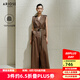 艾諾絲雅詩(shī)【商場(chǎng)同款】2025夏季新品美拉德長(zhǎng)絨棉連體褲氣質(zhì)闊腿褲40539155 咖色 S