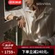 SIDANDA22姆米真絲襯衫裙春夏桑蠶絲家居服輕奢睡衣高級感睡裙 22姆米真絲襯衫裙 S