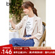 betu百圖女裝ins風外套簡約百搭寬肩小西裝女2203T49 淺杏色 L