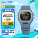 卡西歐（CASIO）G-SHOCK 沖浪而生 多功能小方塊 藍(lán)牙計(jì)步手表 GBX-100-2APR 【浪花藍(lán)】