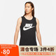 耐克NIKE男 運(yùn)動(dòng)背心 圓領(lǐng)無袖 柔軟舒適 AR4992-013 黑XL