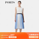 PORTS寶姿早春新品女裝無袖休閑上衣ALD8B009PWB019 奶白色 M (6)