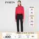 PORTS寶姿商場(chǎng)同款秋冬新品女裝長(zhǎng)袖套頭衫LA9K503GZH008 杜鵑紅 S
