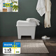 宜家（IKEA）BURSJON波斯昂儲(chǔ)物凳家用儲(chǔ)物矮凳換鞋凳家用 儲(chǔ)物凳白色