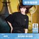 BOY LONDON【滿天星】春夏男女同款短袖漸變燙鉆印花時尚T恤N01107 黑色 M