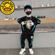 G.DUCKKIDS奧特曼衣服兒童套裝男童春秋裝新款寶寶帥氣衛衣運動(dòng)兩件套男孩潮 黑色【春秋】 120 cm建議身高115cm左右2-9歲