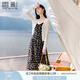 香影薄款針織開衫女2025夏裝新款v領(lǐng)正肩氣質(zhì)長(zhǎng)袖米白色外搭上衣 米白 M 160/84A/95-110斤