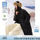 范思藍(lán)恩【初雪告白】韓系溫柔中長(zhǎng)款羽絨服女2024冬季新款14138 黑色 S