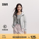 森馬（Semir）外套女短款插肩袖小個子潮2024冬季加絨緊身連帽夾克109724108015