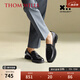 THOM WILLS便士樂(lè )福鞋男經(jīng)典夏季休閑商務(wù)皮鞋懶人一腳蹬透氣真皮軟底男鞋 黑色A1351 41 /7.5碼