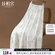 絲柏舍新中式半身裙2025夏季新款女裝優(yōu)雅高腰印花中長款A(yù)字裙