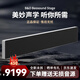 B&O Beosound bo Stage無(wú)線(xiàn)藍牙桌面有源音箱丹麥音響家庭影院回音壁 銀黑色