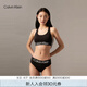 Calvin Klein內(nèi)衣【七夕禮物】女士美拉德ck無(wú)鋼圈輕運(yùn)動(dòng)交叉美背文胸QP3072O UB1-太空黑 M