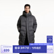杰克·瓊斯（JACK&JONES）男裝冬季寬松過膝長款連帽加厚羽絨服男保暖外套大衣224412086 鍛鋼灰E39 M