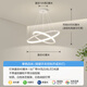 法式高級(jí)感客廳吊燈餐廳飯桌主臥室燈具現(xiàn)代簡(jiǎn)約2025新款家用 【特價(jià)】2個(gè)圈-直徑40厘米白光-44瓦