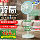 亞都（YADU）電風(fēng)扇遙控風(fēng)扇家用落地扇大風(fēng)量節能搖頭電扇15葉輕音立式電風(fēng)扇 【直流銅線(xiàn)電機】AI語(yǔ)音