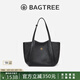 BAGTREE明星同款包包樹晚?xiàng)靼谗菲な痔岽笕萘客ㄇ趩渭缤刑嘏呦ΧY物 黑色-中號 可裝14寸電腦 高級小眾