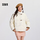 森馬（Semir）森馬羽絨服女新中式仿兔毛領(lǐng)短款保暖外套24冬新款109724113017