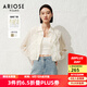 艾諾絲雅詩【商場(chǎng)同款】夏季新品時(shí)尚休閑荷葉邊設(shè)計(jì)感短外套女30511051 奶油米 S