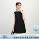 范思藍(lán)恩法式復(fù)古撞色連衣裙女夏季2025波點(diǎn)蝴蝶結(jié)A字直筒裙2217 黑色 M