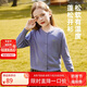 ASK JUNIOR女童毛衣2025秋兒童長袖開衫毛衣針織衫 紫色 160