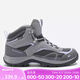 迪卡儂（DECATHLON）鞋男女登山鞋戶外防水防滑春秋高幫靴QUS MH100-NEW 女款-柏油灰-2025年新 38