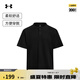 安德瑪（UNDERARMOUR）春夏Waffle Henley男子華夫格運(yùn)動(dòng)休閑短袖T恤6007562黑色001 XL
