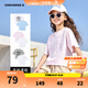 Converse【2件裝】匡威兒童T恤男童短袖兒童半袖純棉休閑圓領(lǐng)t恤兒童上衣 漿果粉+白色 160 /76 【建議身高152-158cm】