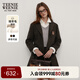 Teenie Weenie小熊女裝簡約時尚秋學(xué)院風(fēng)休閑短款西裝毛呢外套女