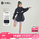水孩兒（SOUHAIT）童裝女童加絨外套秋季女童搖粒絨三防外套 藏藍SHRQGD01CC544B09 150