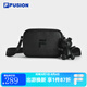FILA FUSION斐樂潮牌情侶款挎包新款時(shí)尚休閑單肩包斜挎包 深黑-BK XS
