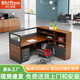 時仁（ShiRen）辦公桌組合辦公家具財務(wù)辦公桌公司屏風(fēng)職員工位簡約現(xiàn)代辦公室 L型單人位【帶柜不帶椅】