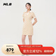 MLB女款polo領滿印鉆石老花運動連衣裙25春季新款3FOPM0453-43BGL-M