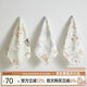 OAK FAMILY嬰兒紗布柔軟口水巾 三條裝 絨球兔+仙境奇遇+愛麗絲花園 27*27cm