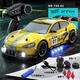小米su7ultra遙控車(chē)1：24專(zhuān)業(yè)rc漂移四驅汽車(chē)男孩禮物兒童玩具 小米su7遙控車(chē)-黃色 標配單電池續航40分鐘