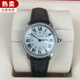 【二手99新】卡地亞（Cartier ）男表倫敦SOLO系列自動(dòng)機械男女士后鑲鉆情侶手表奢侈品腕表 【石英-女表】W6700155后鉆圈
