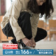 馬登厚底帆布鞋男百搭休閑鞋復(fù)古潮流增高黑色低幫板鞋子 黑色  馬登工裝 43 男款