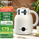 格來德（Grelide）燒水壺多段保溫調(diào)溫電熱水壺1.5L無縫內(nèi)膽恒溫壺304不銹鋼電水壺開水壺煮水壺D2315E-象牙白