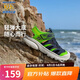 Skechers斯凱奇兒童夏季男童包頭涼鞋休閑透氣防滑魔術(shù)貼童鞋406511L