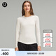 lululemon丨Hold Tight 女士緊身剪裁長袖 T 恤 LW3FTFS 骨白 S /6