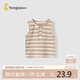 童泰（TONGTAI）嬰兒背心夏季寶寶衣服兒童外出上衣坎肩TS42X503-DS咖色90cm