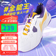 李寧（LI-NING）羽毛球鞋透氣減震耐磨比賽訓(xùn)練運(yùn)動鞋貼地飛行3lite男女情侶款 全能王V-4-白/紫【寬楦】 40