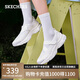 斯凱奇（Skechers）漫月瑪麗珍淺口單鞋女鞋夏2025新款蕾絲透氣厚底運(yùn)動(dòng)休閑鞋177604